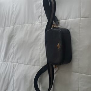 Black Coach crossbody bag